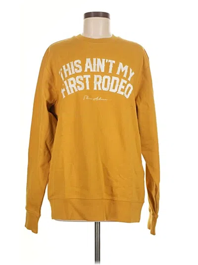 Pre-owned Assorted Brands Sweatshirt In Yellow