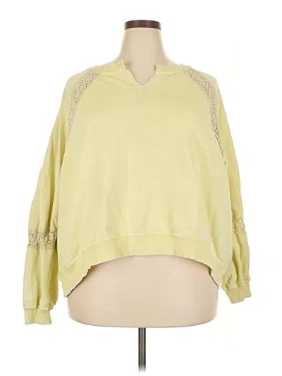 Pre-owned Assorted Brands Sweatshirt In Yellow