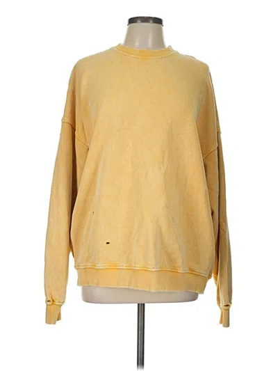 Pre-owned Assorted Brands Sweatshirt In Yellow