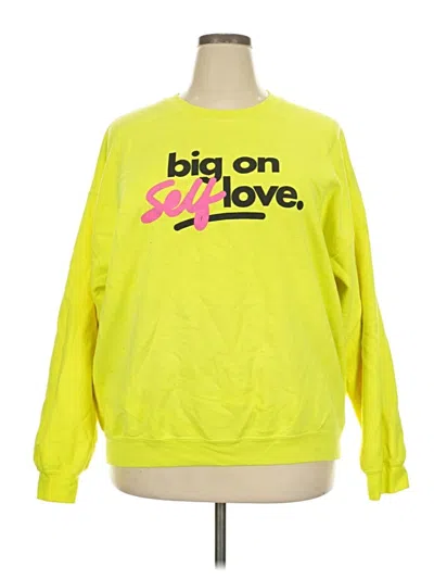 Pre-owned Assorted Brands Sweatshirt In Yellow