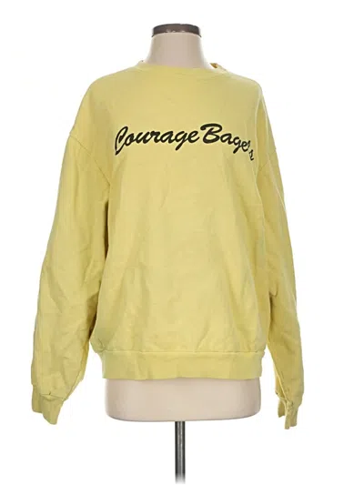 Pre-owned Assorted Brands Sweatshirt In Yellow