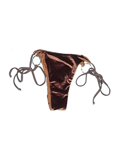 Pre-owned Assorted Brands Swimsuit Bottoms In Brown