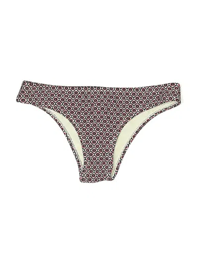 Pre-owned Assorted Brands Swimsuit Bottoms In Burgundy