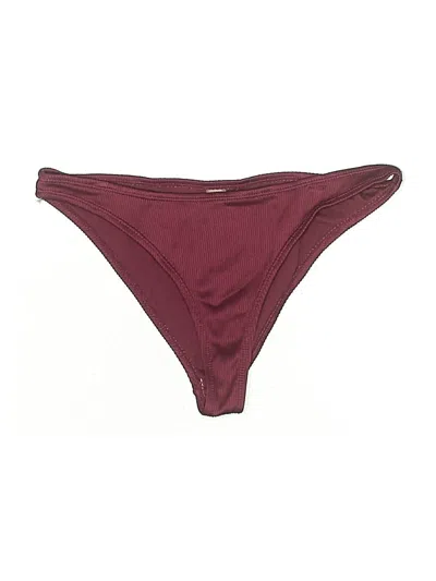 Pre-owned Assorted Brands Swimsuit Bottoms In Burgundy