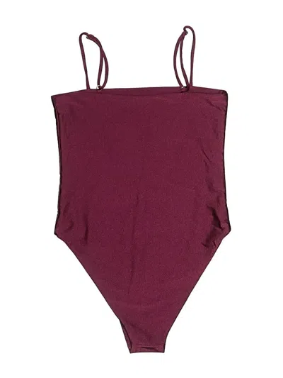 Pre-owned Assorted Brands Swimsuit Bottoms In Burgundy