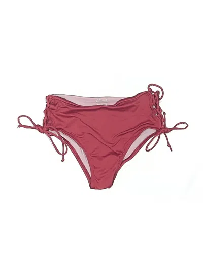 Pre-owned Assorted Brands Swimsuit Bottoms In Burgundy