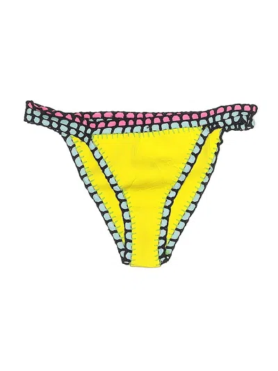 Pre-owned Assorted Brands Swimsuit Bottoms In Yellow