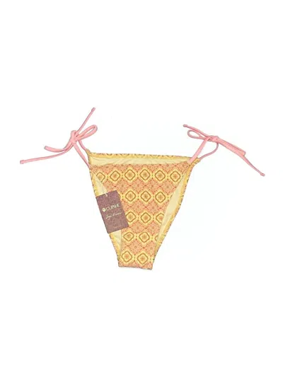 Assorted Brands Swimsuit Bottoms In Yellow