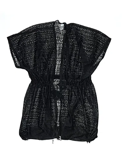 Pre-owned Assorted Brands Swimsuit Cover Up In Black