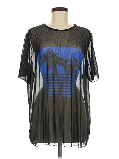 Pre-owned Assorted Brands Swimsuit Cover Up In Black