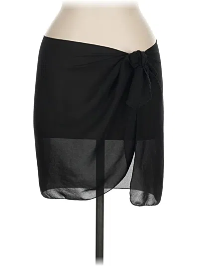 Pre-owned Assorted Brands Swimsuit Cover Up In Black
