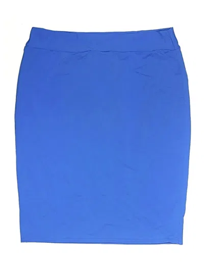 Pre-owned Assorted Brands Swimsuit Cover Up In Blue