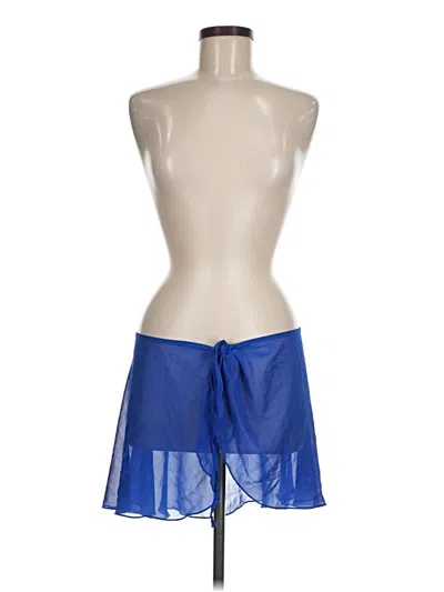 Pre-owned Assorted Brands Swimsuit Cover Up In Blue