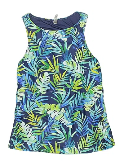 Pre-owned Assorted Brands Swimsuit Cover Up In Blue