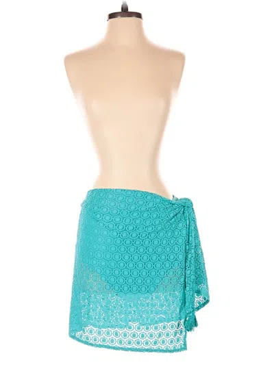 Pre-owned Assorted Brands Swimsuit Cover Up In Blue