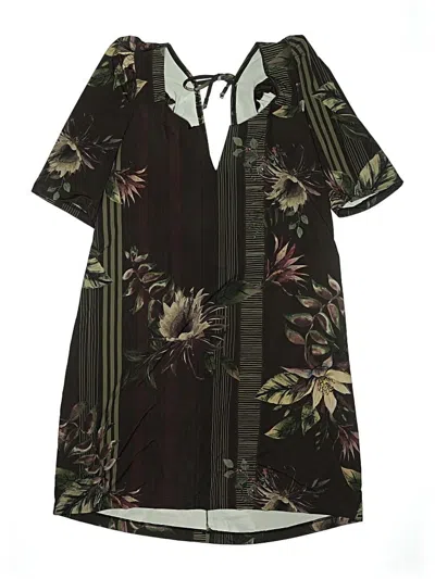 Pre-owned Assorted Brands Swimsuit Cover Up In Brown