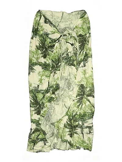 Pre-owned Assorted Brands Swimsuit Cover Up In Green
