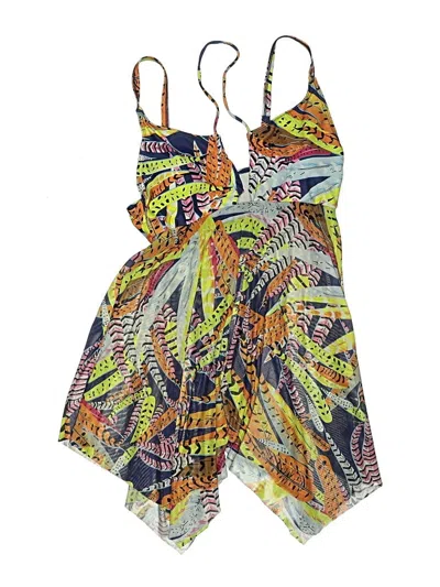 Pre-owned Assorted Brands Swimsuit Cover Up In Green