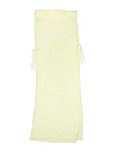 Pre-owned Assorted Brands Swimsuit Cover Up In Ivory