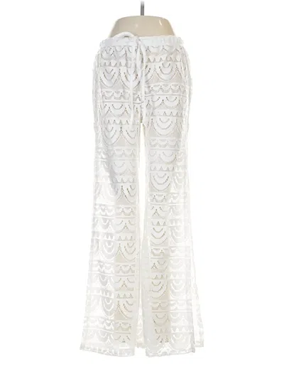 Pre-owned Assorted Brands Swimsuit Cover Up In Ivory