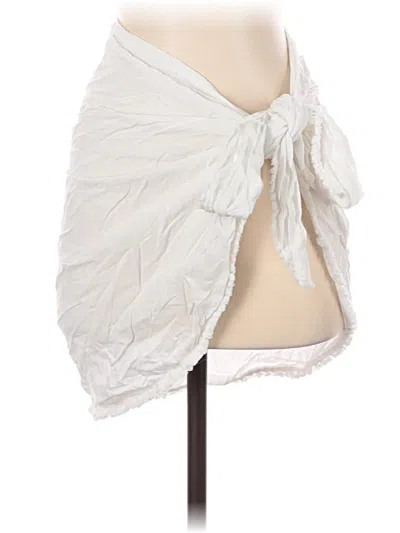 Pre-owned Assorted Brands Swimsuit Cover Up In Ivory