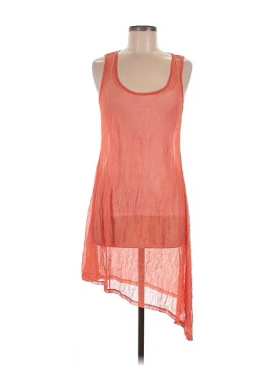 Pre-owned Assorted Brands Swimsuit Cover Up In Orange