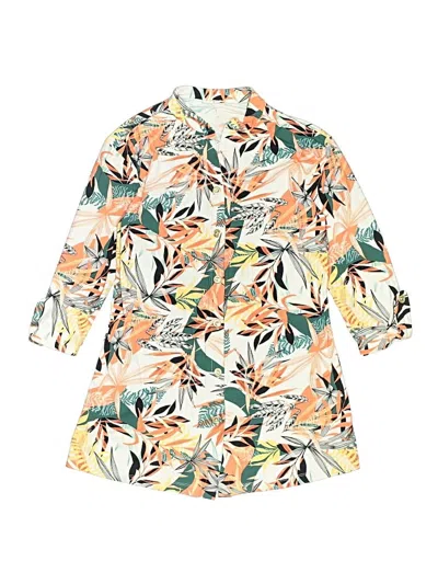 Pre-owned Assorted Brands Swimsuit Cover Up In Orange