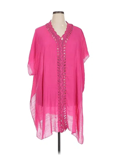 Pre-owned Assorted Brands Swimsuit Cover Up In Pink