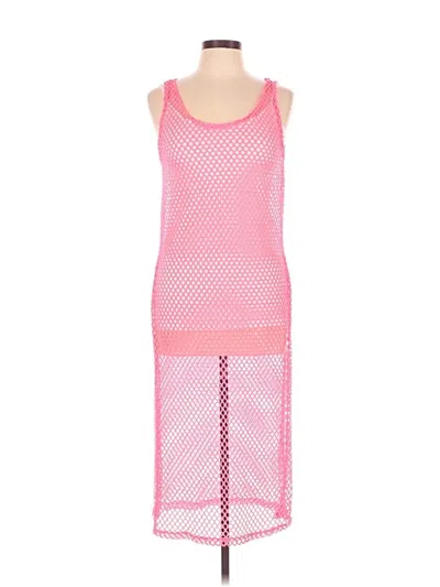 Pre-owned Assorted Brands Swimsuit Cover Up In Pink