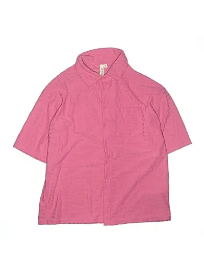 Pre-owned Assorted Brands Swimsuit Cover Up In Pink
