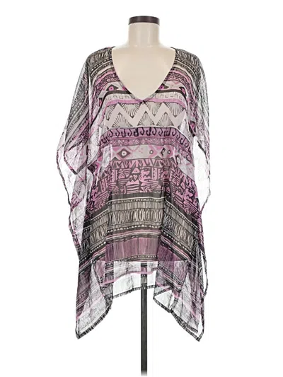 Pre-owned Assorted Brands Swimsuit Cover Up In Purple