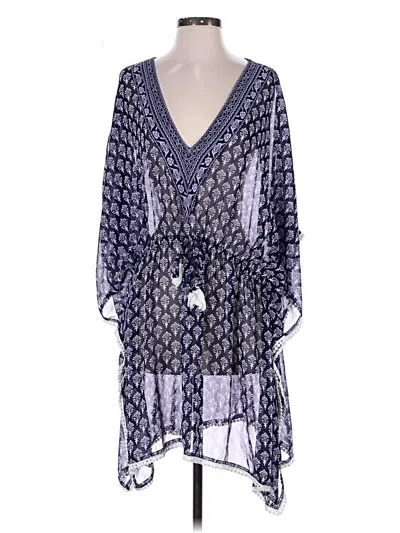 Pre-owned Assorted Brands Swimsuit Cover Up In Purple