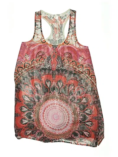 Pre-owned Assorted Brands Swimsuit Cover Up In Red