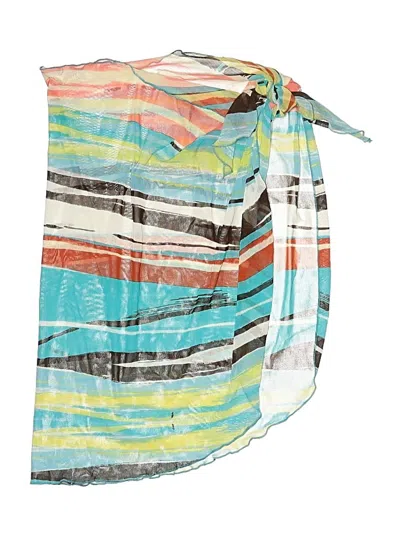 Pre-owned Assorted Brands Swimsuit Cover Up In Teal