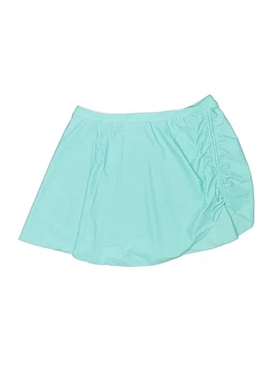 Pre-owned Assorted Brands Swimsuit Cover Up In Teal