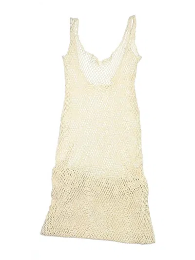 Pre-owned Assorted Brands Swimsuit Cover Up In White
