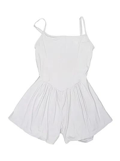 Pre-owned Assorted Brands Swimsuit Cover Up In White