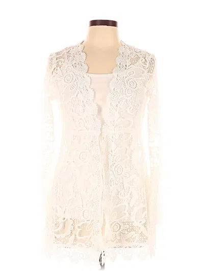 Pre-owned Assorted Brands Swimsuit Cover Up In White