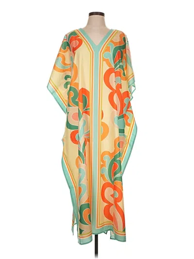 Pre-owned Assorted Brands Swimsuit Cover Up In Yellow