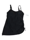Assorted Brands Swimsuit Top Black Solid Pattern Swimwear In Black