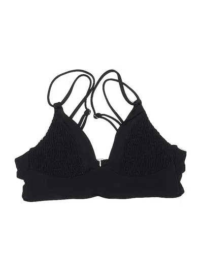 Pre-owned Assorted Brands Swimsuit Top Black Swimwear