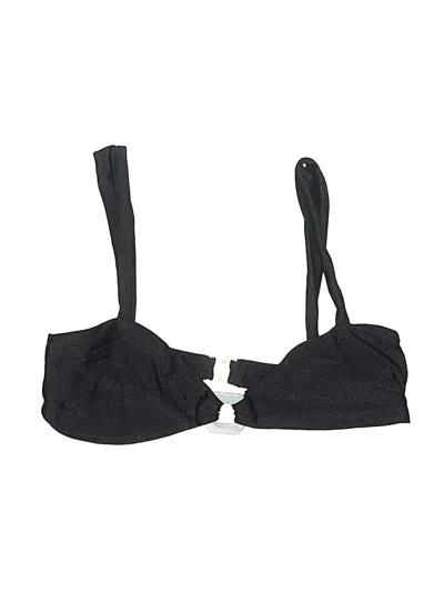 Pre-owned Assorted Brands Swimsuit Top Black Swimwear