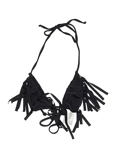 Pre-owned Assorted Brands Swimsuit Top Black Swimwear