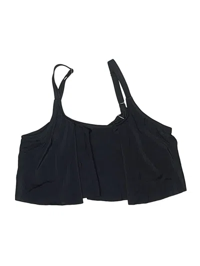 Pre-owned Assorted Brands Swimsuit Top Black Swimwear
