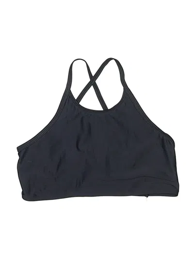 Pre-owned Assorted Brands Swimsuit Top Black Swimwear