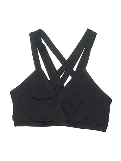 Pre-owned Assorted Brands Swimsuit Top Black Swimwear