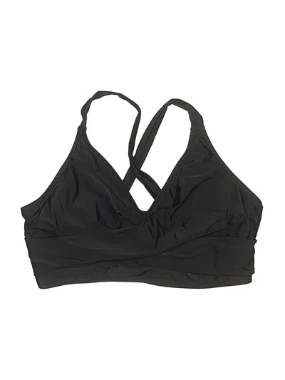 Pre-owned Assorted Brands Swimsuit Top Black Swimwear