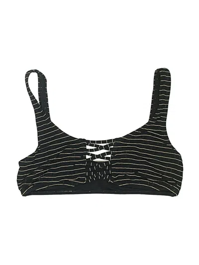 Pre-owned Assorted Brands Swimsuit Top Black Swimwear