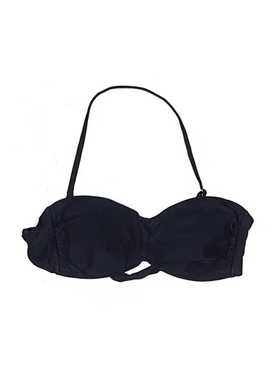 Pre-owned Assorted Brands Swimsuit Top Black Swimwear
