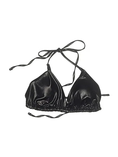 Pre-owned Assorted Brands Swimsuit Top Black Swimwear